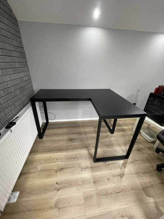 Biurko Loft Industrial z dostawką