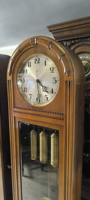 Śliczny zegar stojący kwadransowy LFS jasna"baba" kurant Westminster