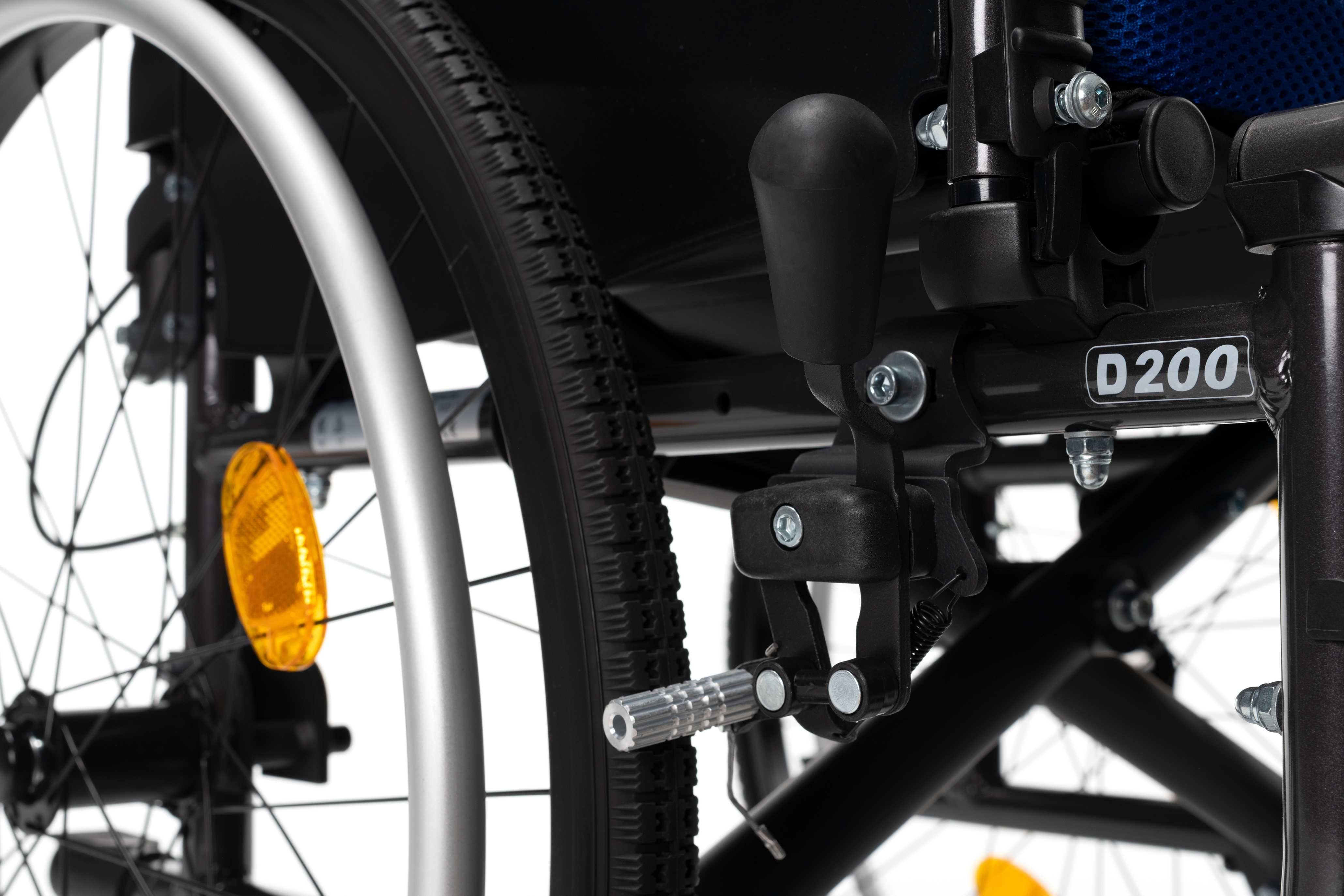 Wózek inwalidzki lekki, poręczny D200 REFUNDACJA NFZ, DOFINANSOWANIE!