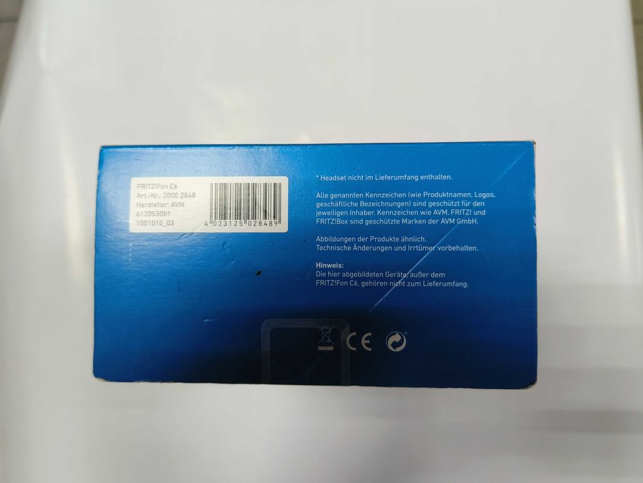IP DECT телефон AVM FRITZ!Fon C6 White