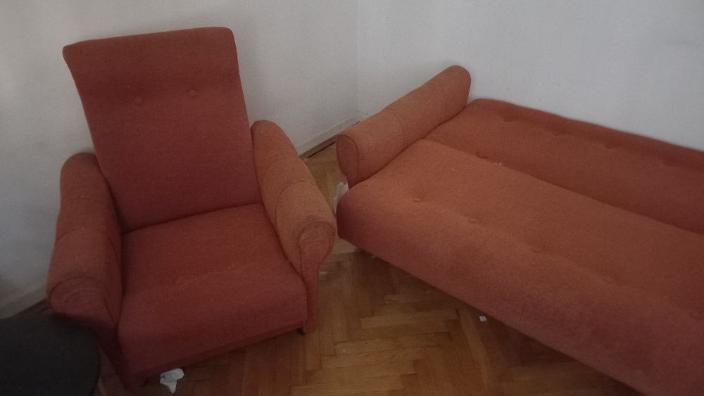 Kanapa rozkładana+fotel