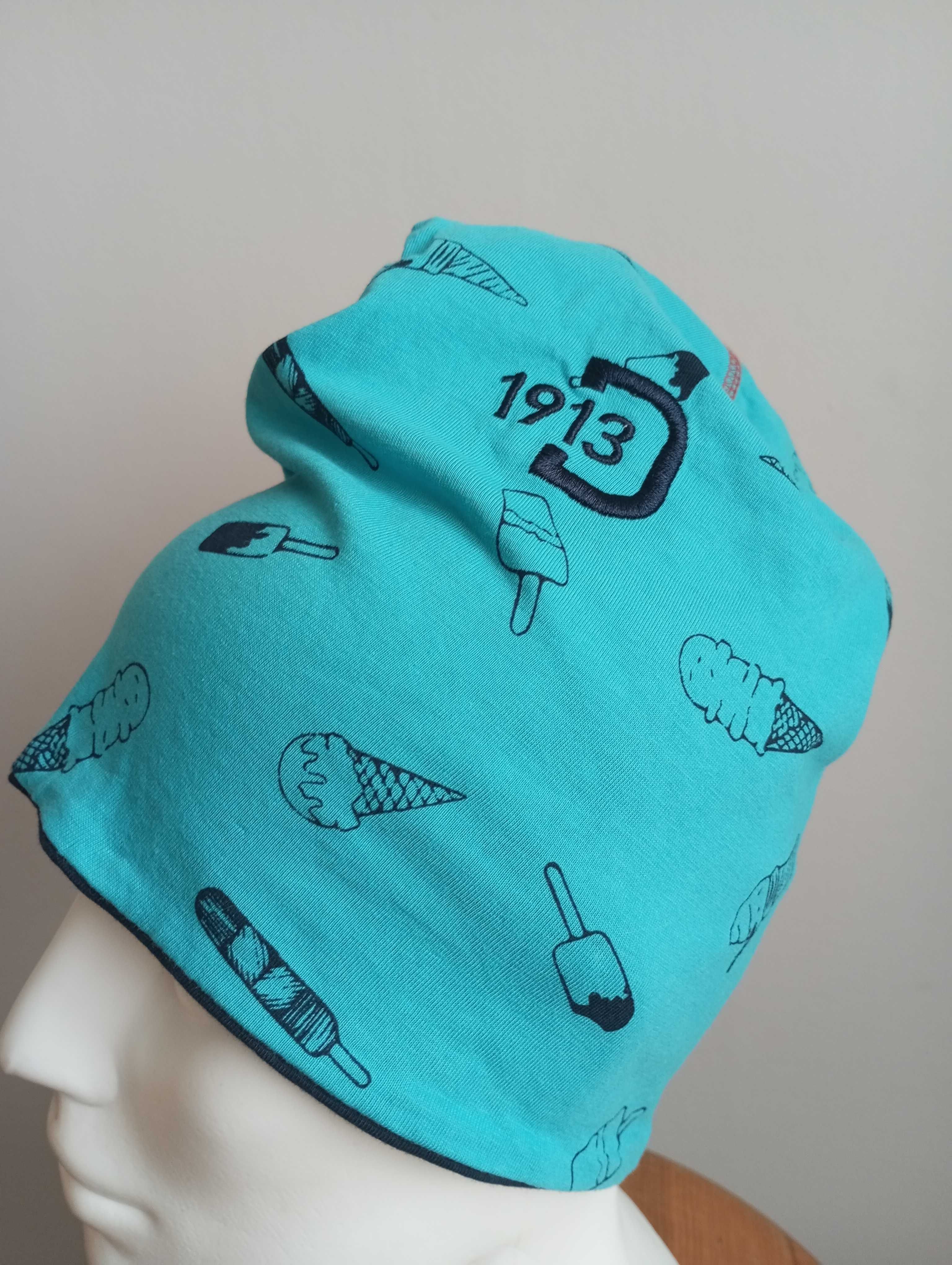 Czapka dwustronna z bawełny Didriksons Beanie rozm.uniwersalny