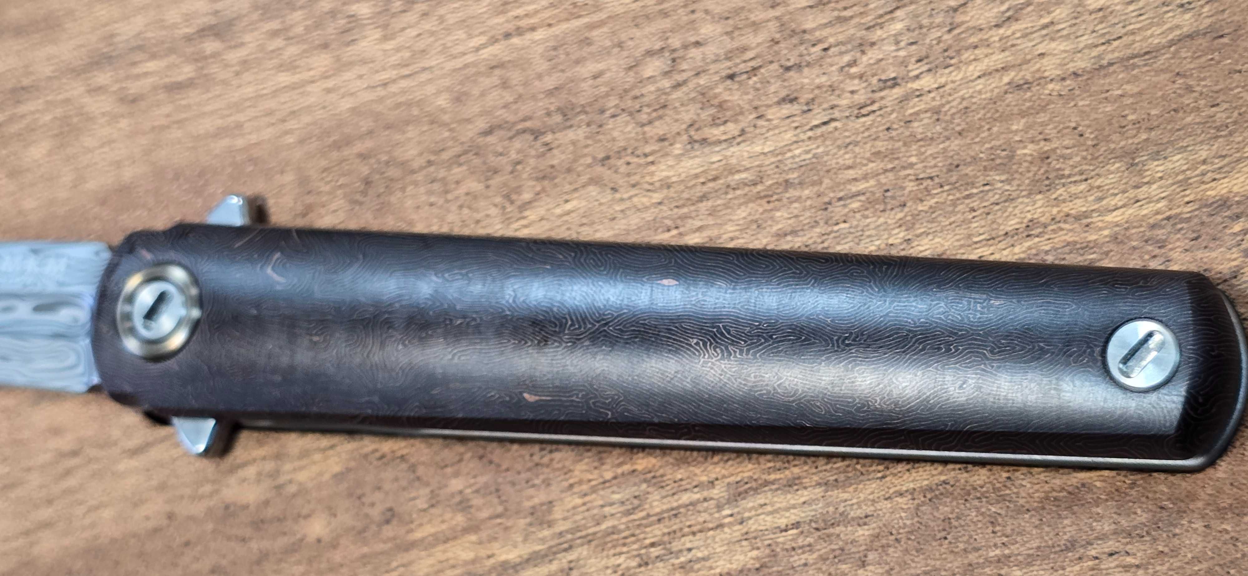 MKM Knives Flame Dagger Damascus 60th Anniversary Edition MKFL02-D