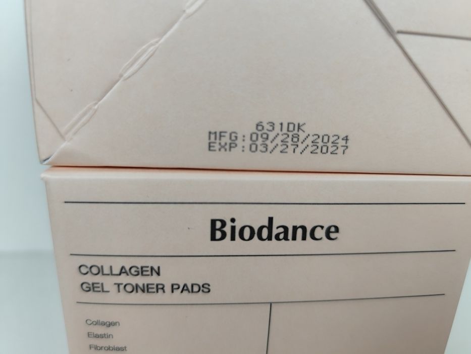 Зміцнювальні колагенові педи від Biodance, Korea