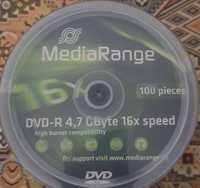 100 Dvd-R MediaRange 16x 4.7 gb - Porto