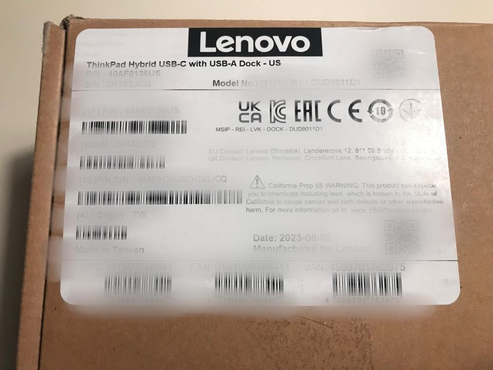 Nowy Lenovo ThinkPad Hybrid USB-C ze stacją dokującą USB-A – USA