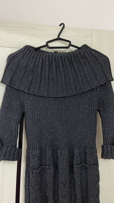 Плаття - туніка вʼязана, вживане, розмір m/l