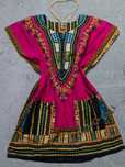Sukienka fartuch narzutka wzorzysta wzór folk vintage retro hippie Boh