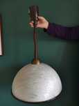 niemiecka lampa kuchenna/pokojowa , masa perłowa