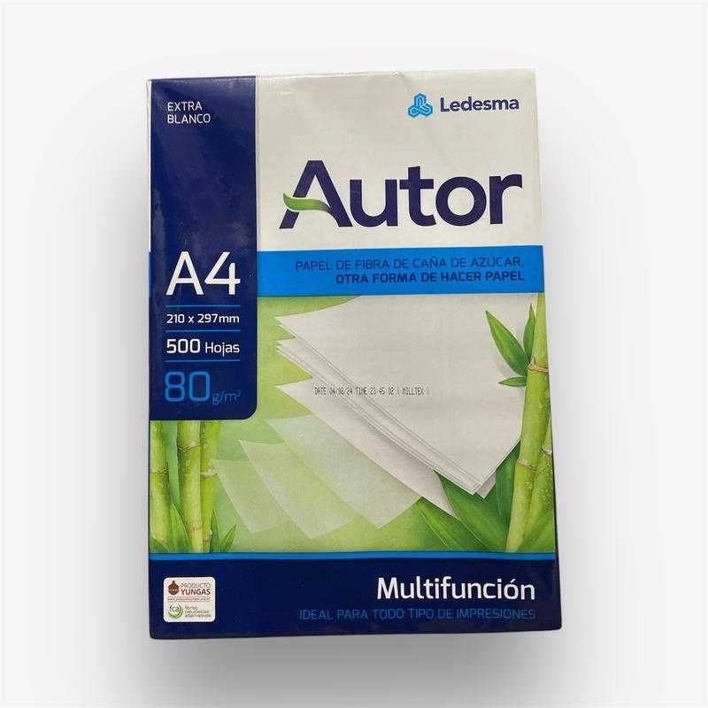 Папір а-4 80г 500арк autor