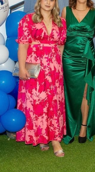 Vestido rosa shein