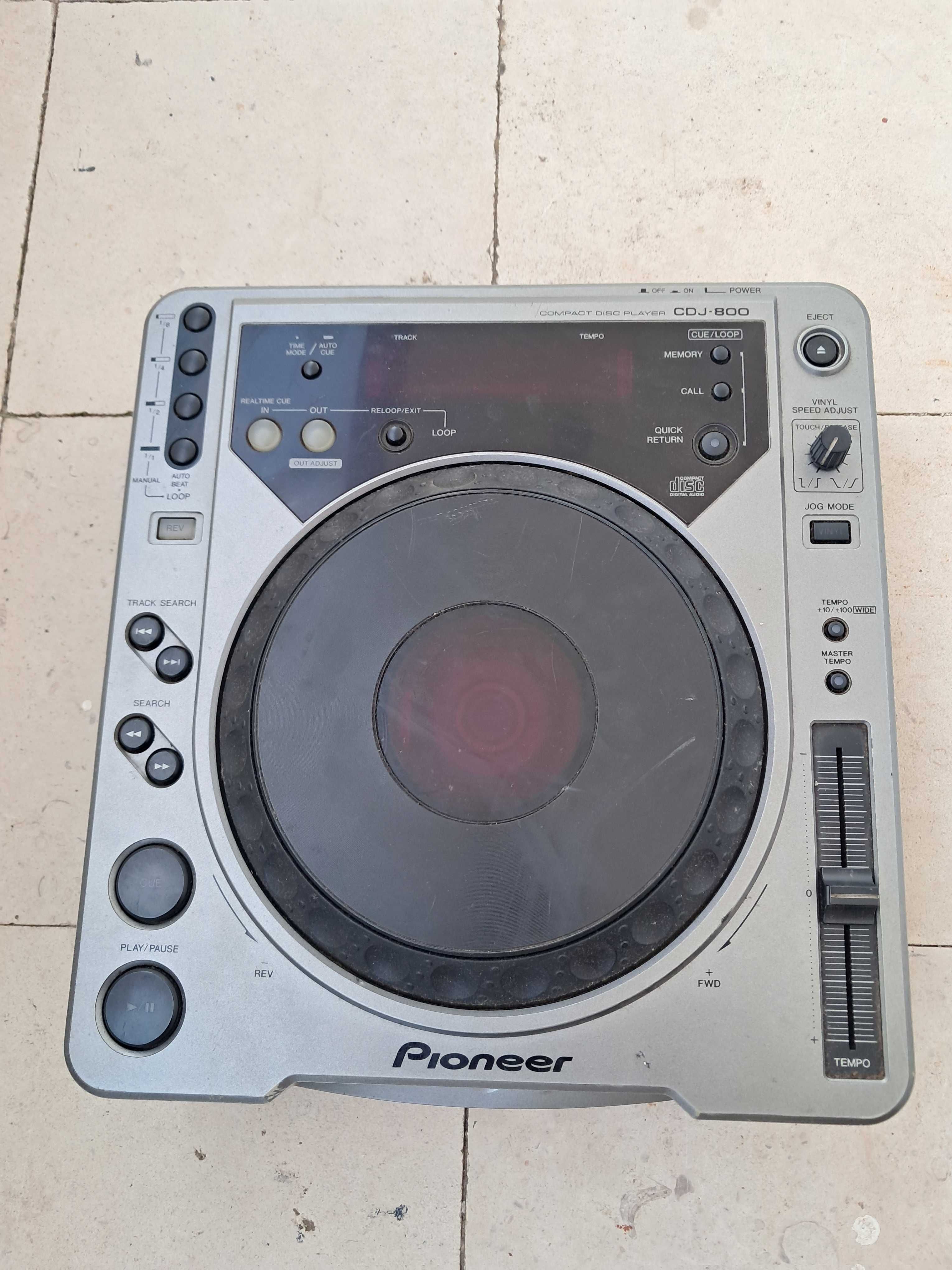 Cdj 800 pionner nao faz ejectt
