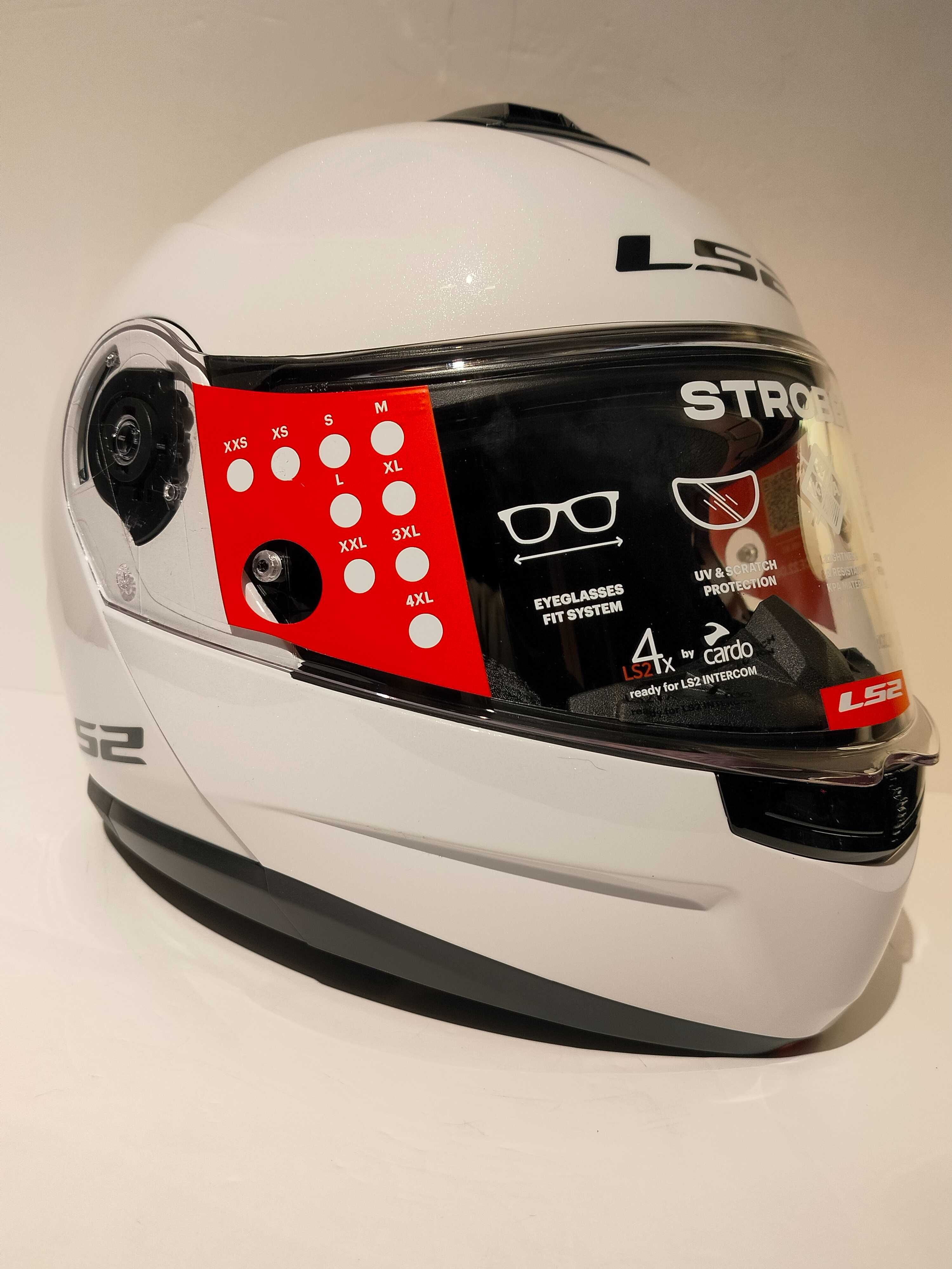 Capacete LS2 Strobe 2 modular mota scooter novo