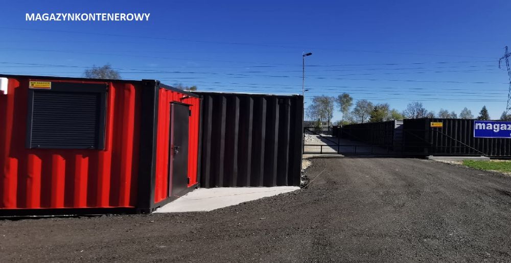 Magazyn 15 m2   Alarm w każdym kontenerze  ( podjazd ochrony )