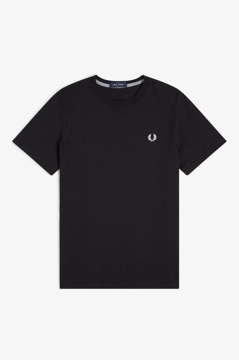 T-shirt Fred Perry preta, nova, sem etiqueta, S, para TROCA
