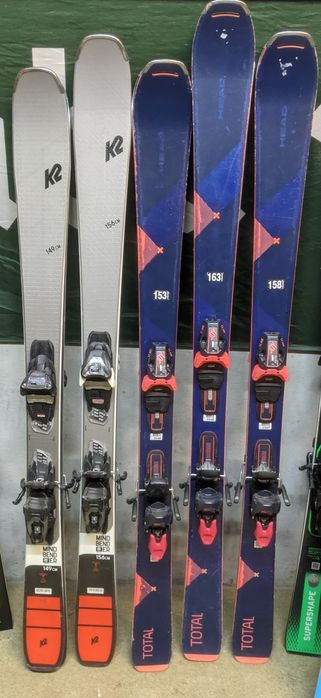 Гірські лижі універсал Head Total Joy, K2 Mindbender RX