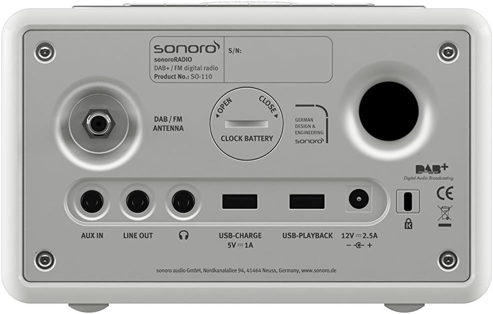 Radio sieciowe DAB+, FM, internetowe Sonoro sonoroRadio - białe