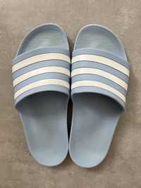 Adidas originals klapki basenowe niebieskie