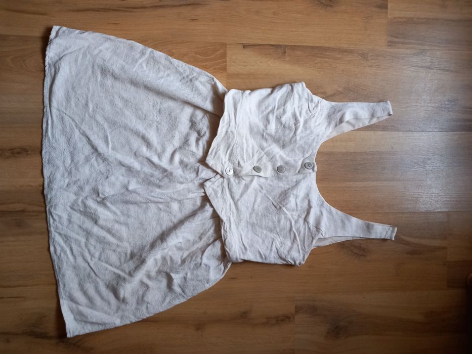 Krótka dzianinowa sukienka L