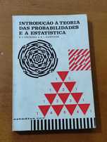 Livro Antigo Matemática Introdução à Teoria Probabilidades Estatística