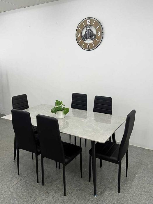 BARATA MESA 160X90CM E 6 CADEIRAS NOVAS ENVIO
