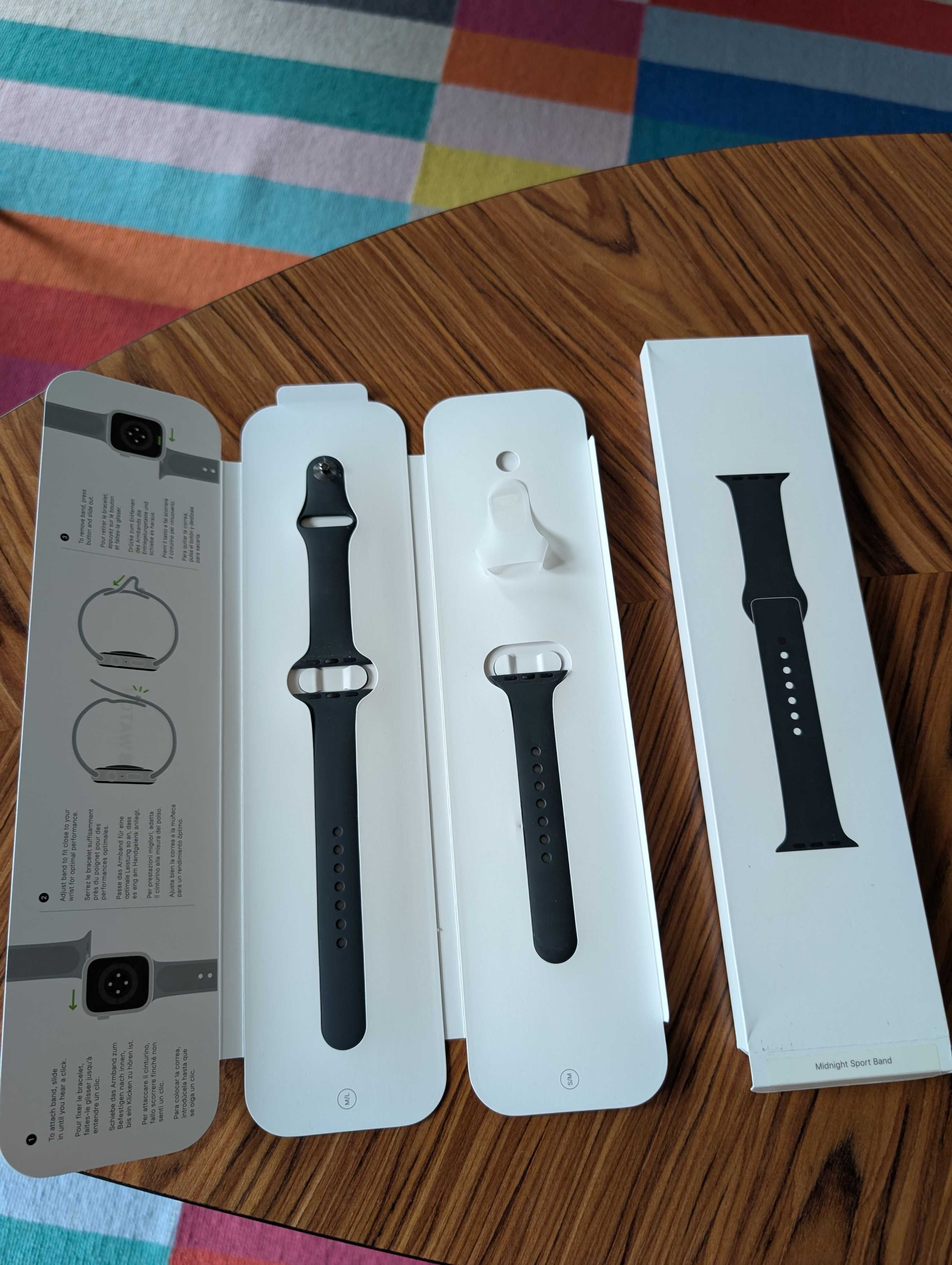 Apple Watch 6 40mm Space Gray + 2 paski + bransoleta mediolańska