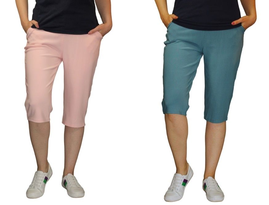 Rybaczki dresowe spodenki damskie 3/4 rozmiary od 2XL do 9XL