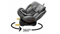 Obrotowy 360° Fotelik samochodowy Kids Zone ISOFIX 0-36 kg Nowy (F14)