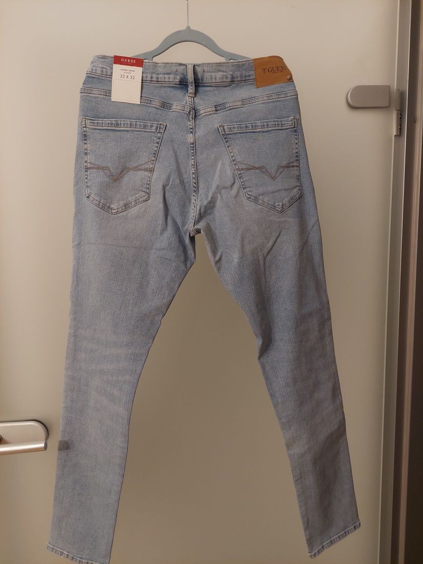 Spodnie jeansy męskie Guess