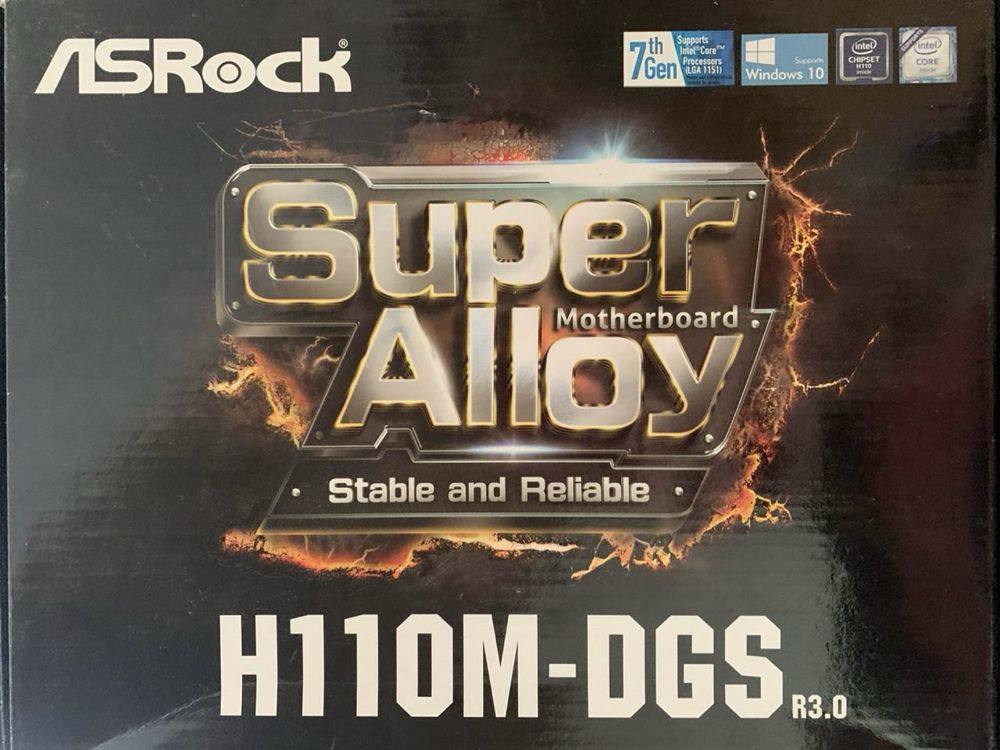 Материнская плата ASRock H110M-DGS R3.0