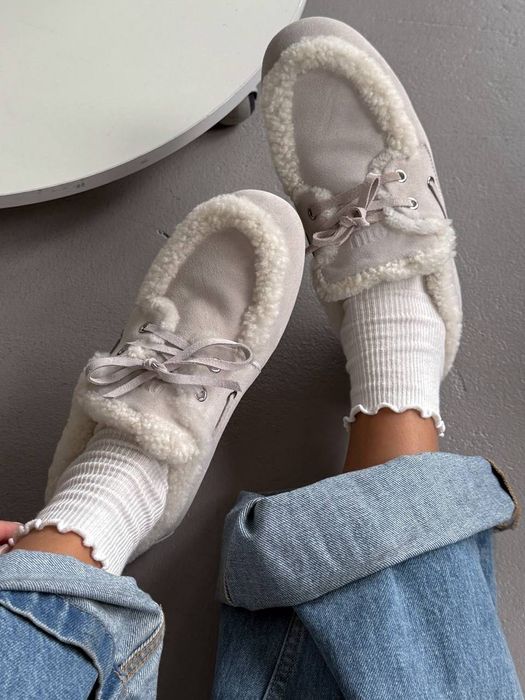 NEW! Miu Miu Loafers Winter Light Grey 36 37 38 39 40 41 міу лофери