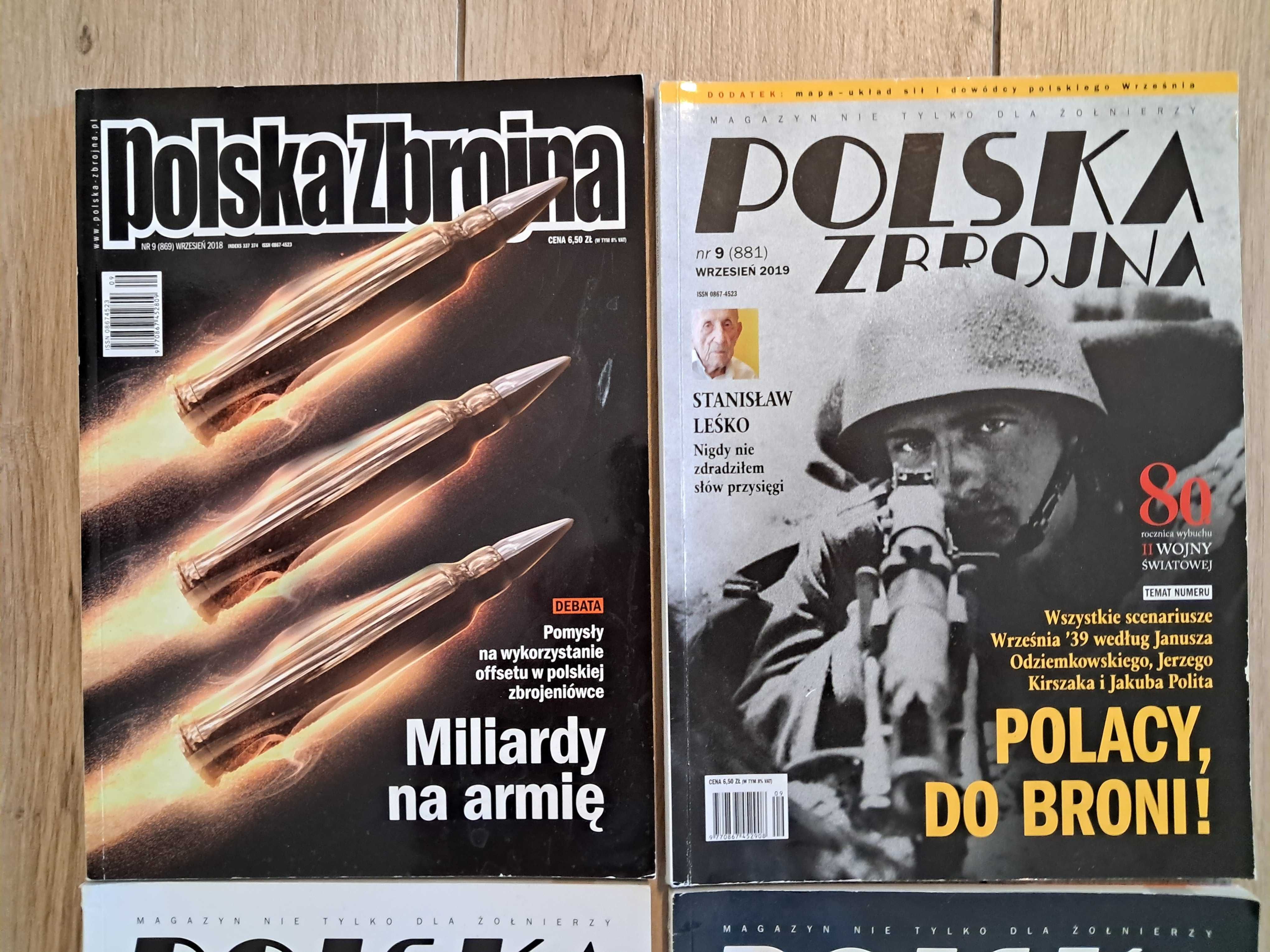 Polska Zbrojna - 4szt - 9/2018 ; 9/2019 ; 1/2020 ; 2/2020