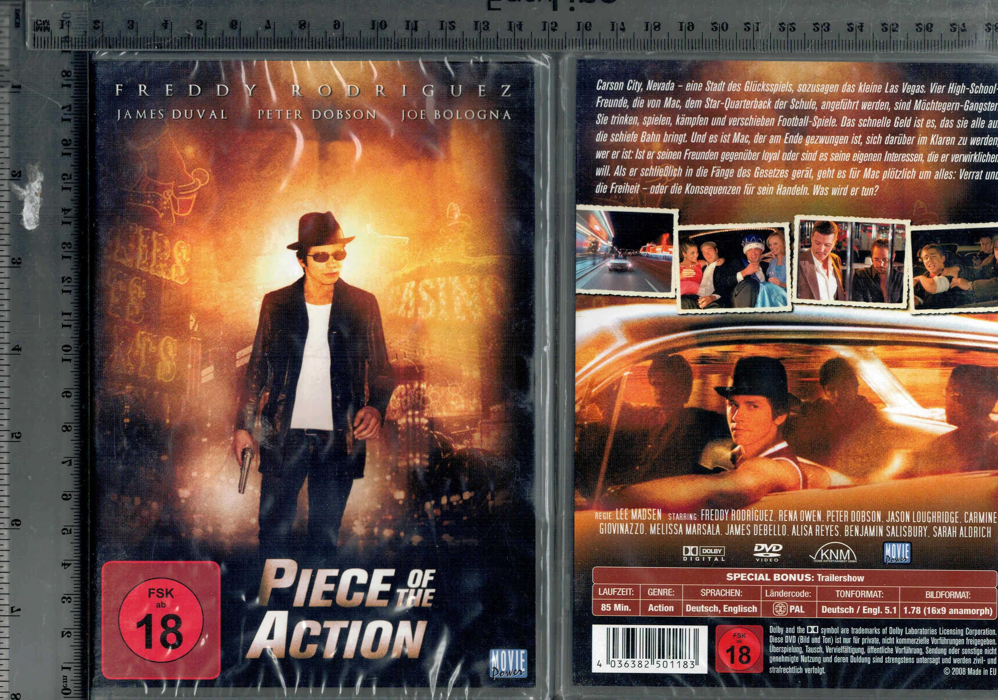 Piece of the action Freddy Rodriguez DVD