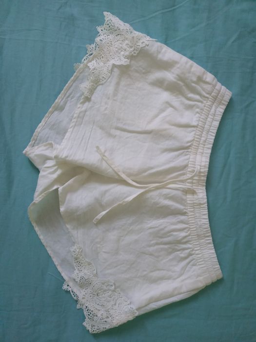 H&m szorty len bawełna 40