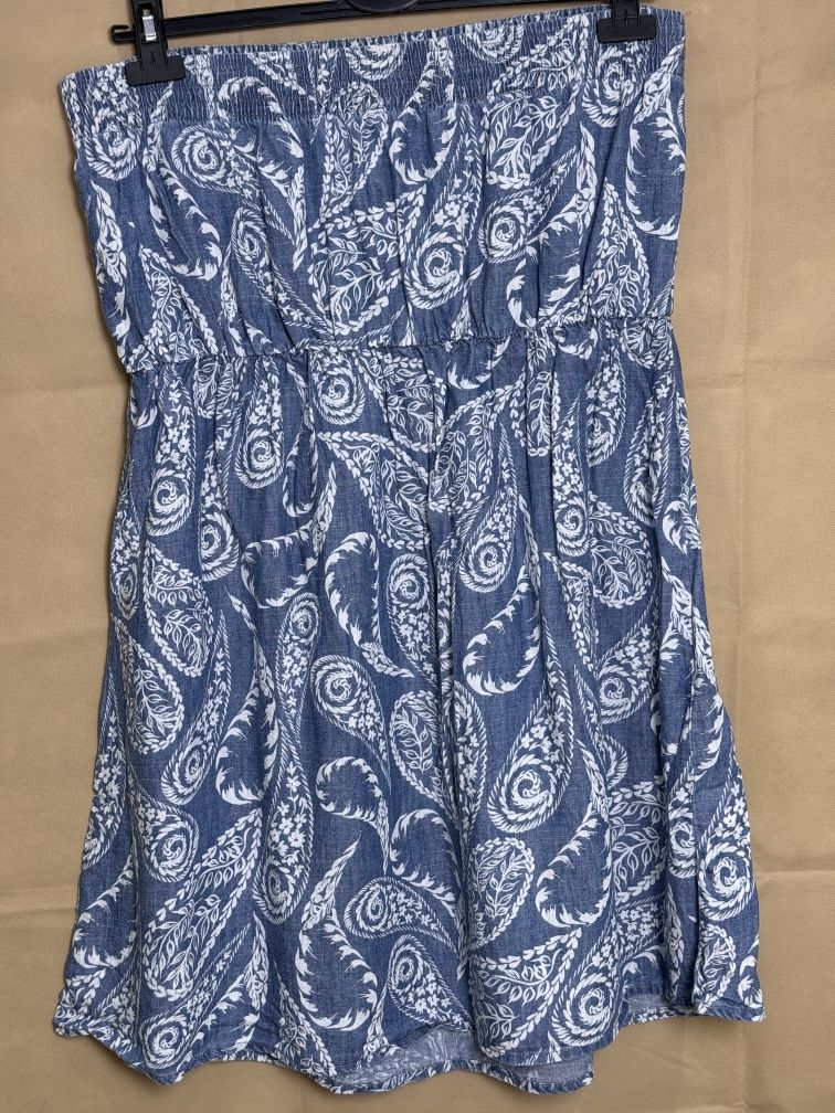 Niebieska tunika damska 4xl