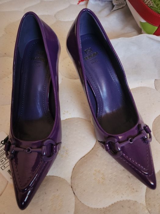 Sapatos seaside roxos novos, tam 36