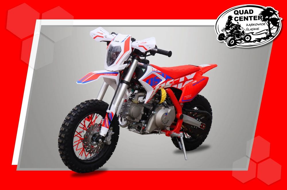 Mini Midi Cross ASIX 710 60cc Koła 12/10 Cali DUŻY DWUSUW PULL START