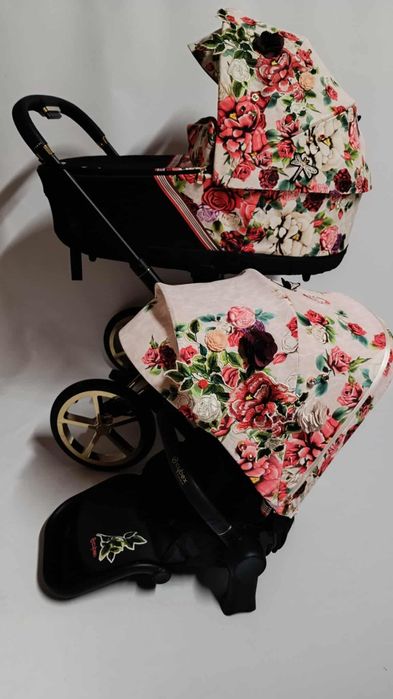 Cybex Priam 4.0 spring blossom light wózek dla dziewczynki