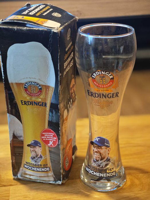 Szklanka do piwa Erdinger
Jllürgen Klopp z grawerunkiem inicjałów