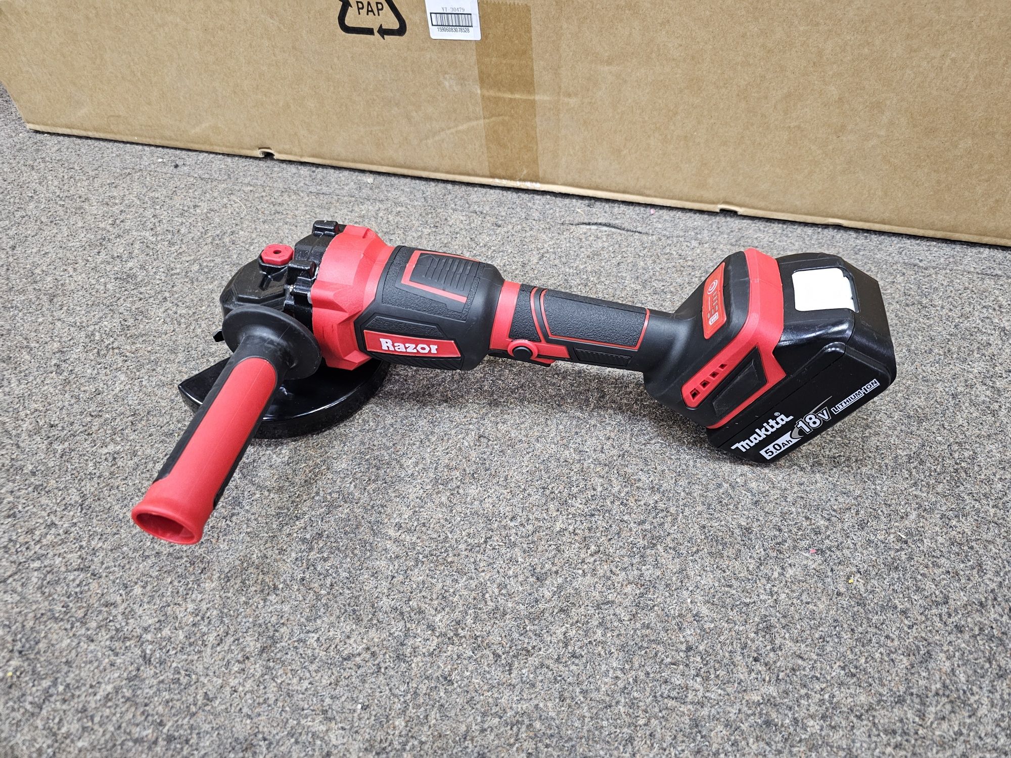 Бесплатная Доставка Болгарка Аккумуляторная  Razor BLB-125Pro