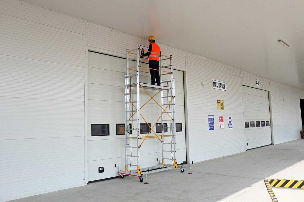 Rusztowanie Aluminiowe na Linke wys. Robocza 8metrów 0,75m x 1,90m