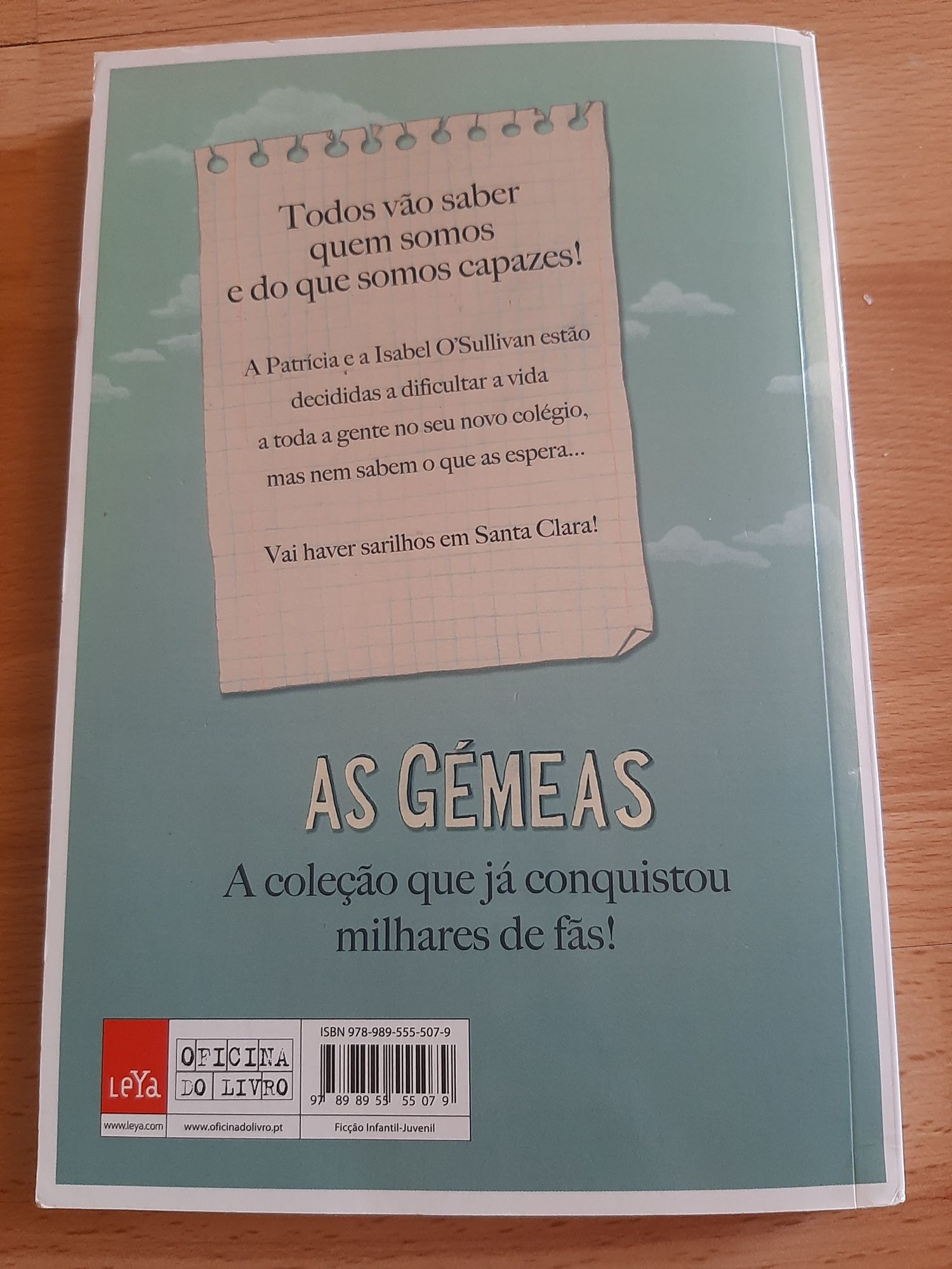 Livro 'As Gémeas no Colégio de Santa Clara'