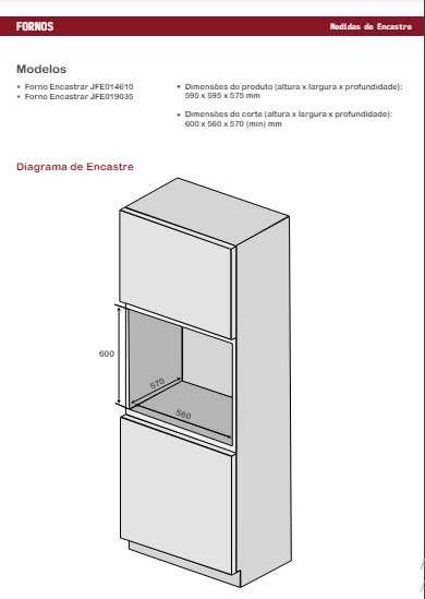 Pack Encastre Placa Indução + Forno Elétrico Jocel