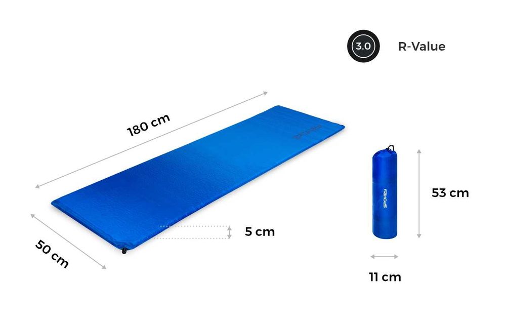 Mata samopompująca Spokey FATTY GRUBOŚCI 5 CM