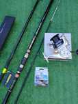 Conjunto cana pesca barros com carreto