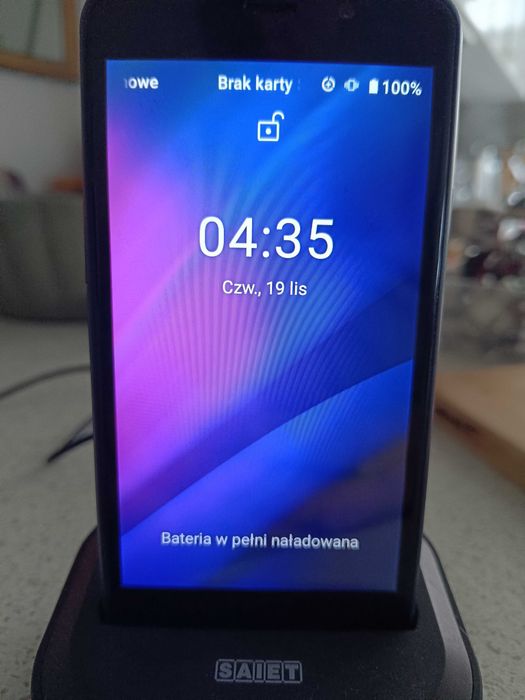 Telefon dla seniora smartfon SAIET STS502