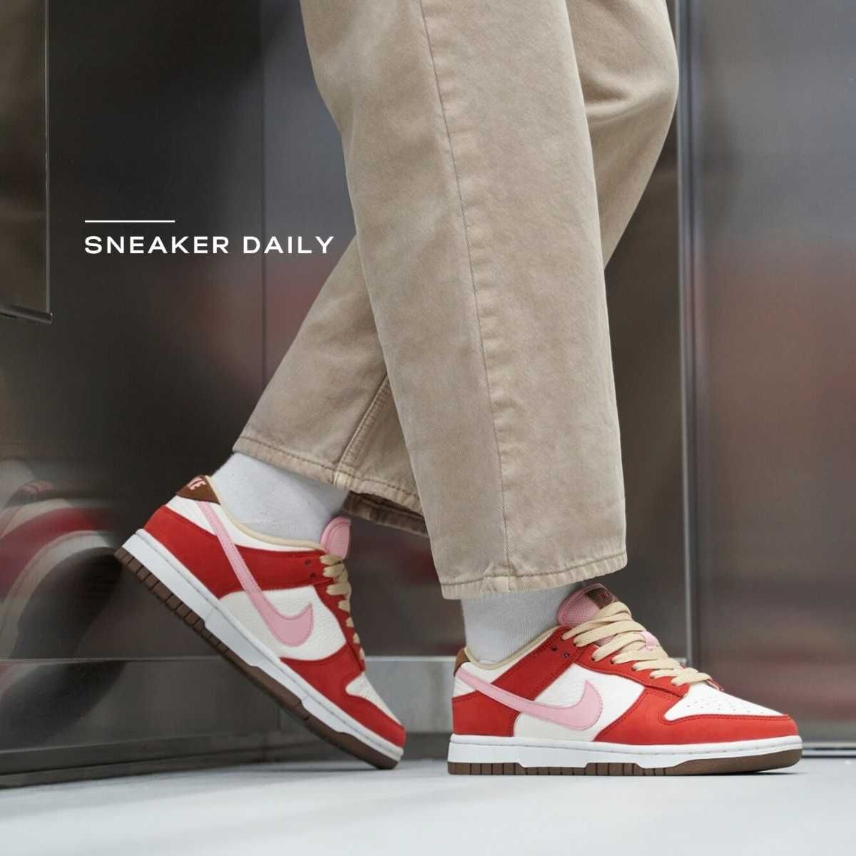 Кросівки Nike Dunk Low Prm White/Red FB7910-600,  41р, 42р