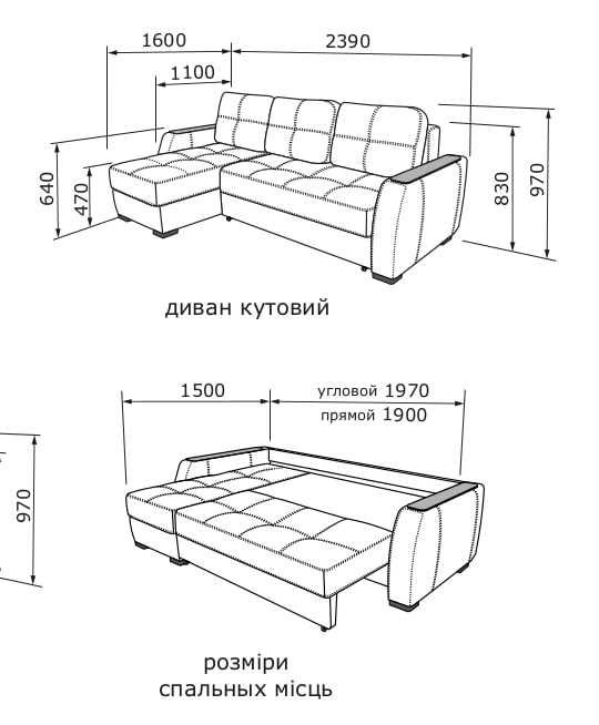 Диван угловой Сиэтл