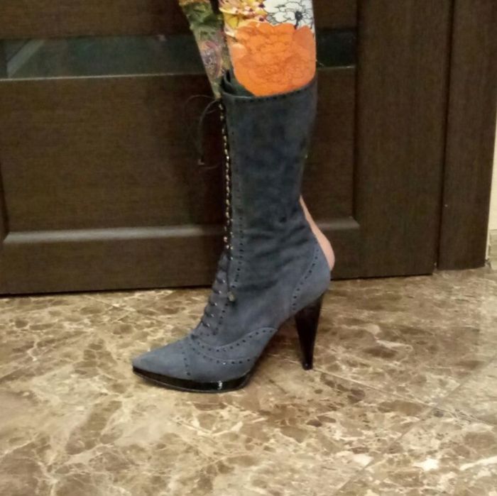 Сапоги, ботінки кожанв