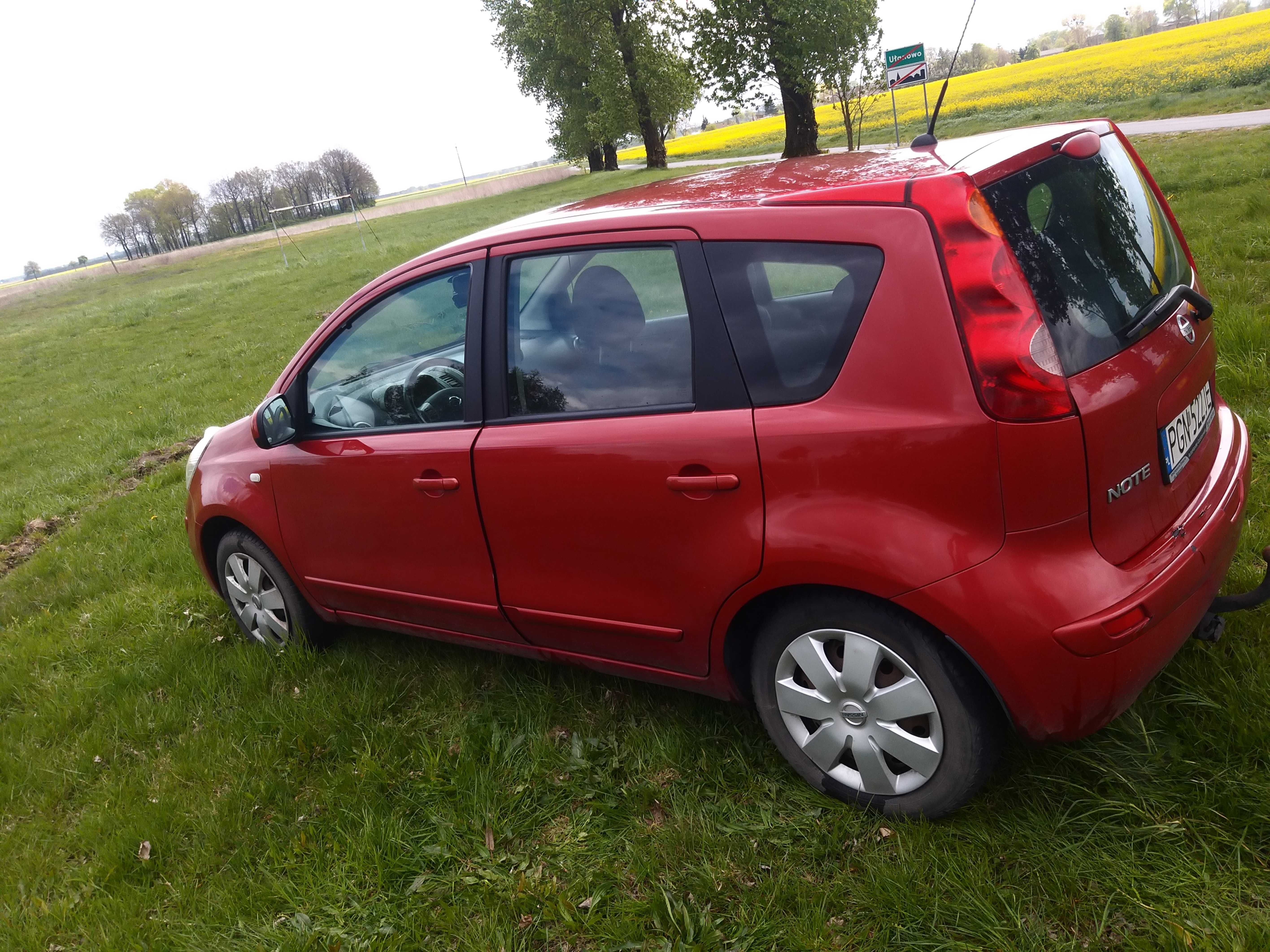 Nissan note 2007r 1.4 benzyna gaz zarejstrowany